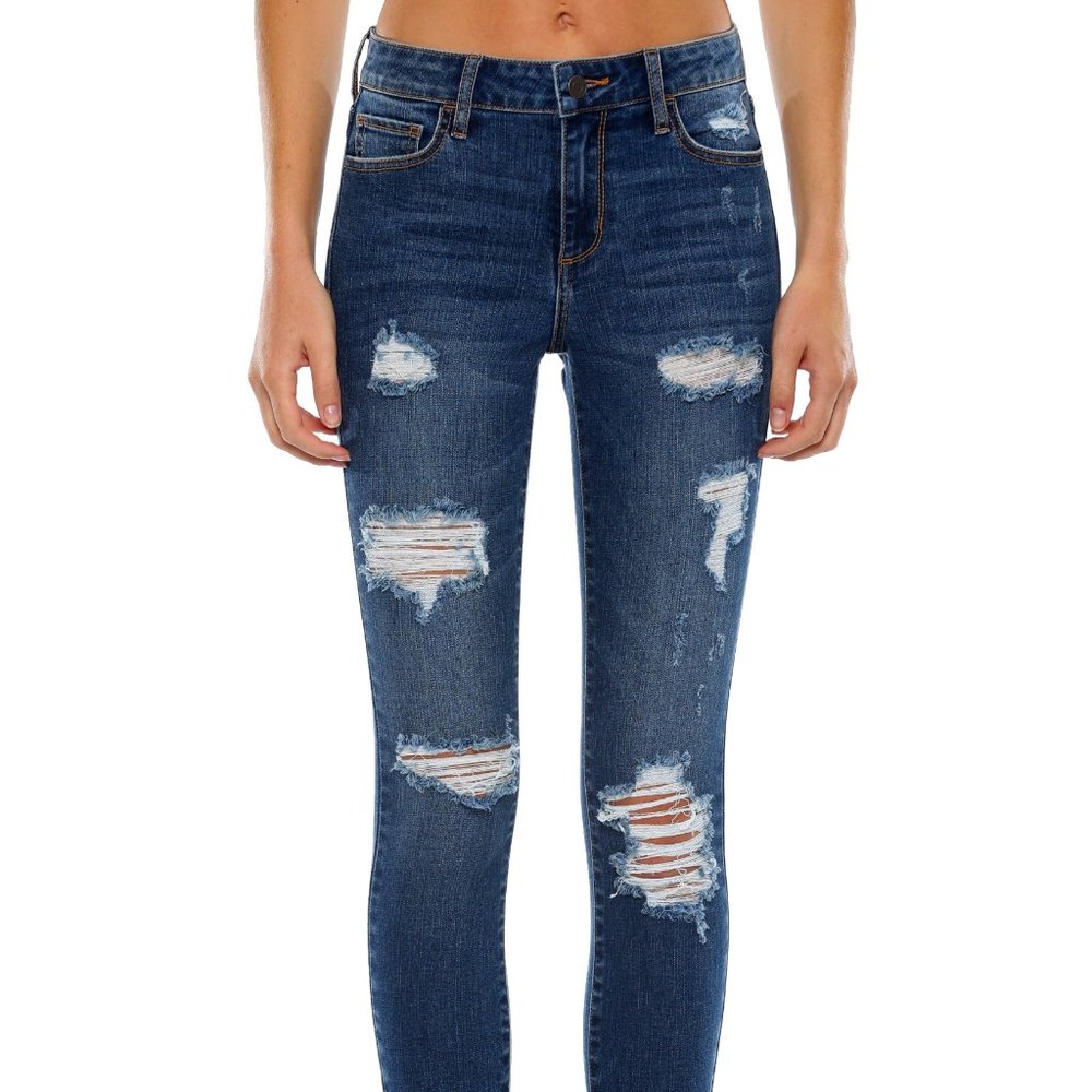 Cello Distressed Skinny Jean